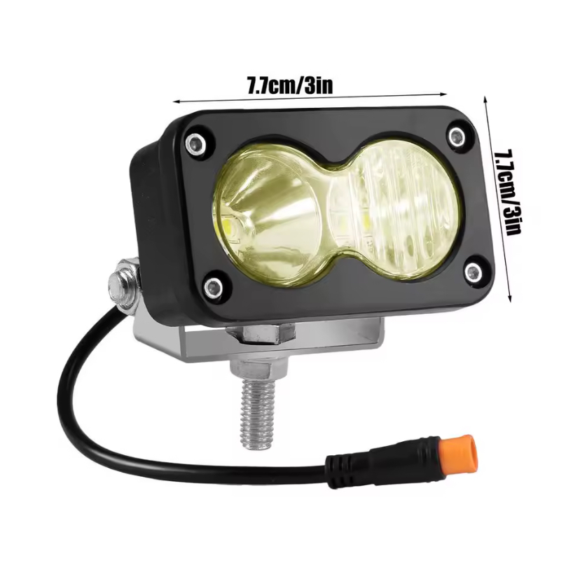 Baja Style E-Bike Light 3-Pin Connector; Ridstar Q20 Compatible and More