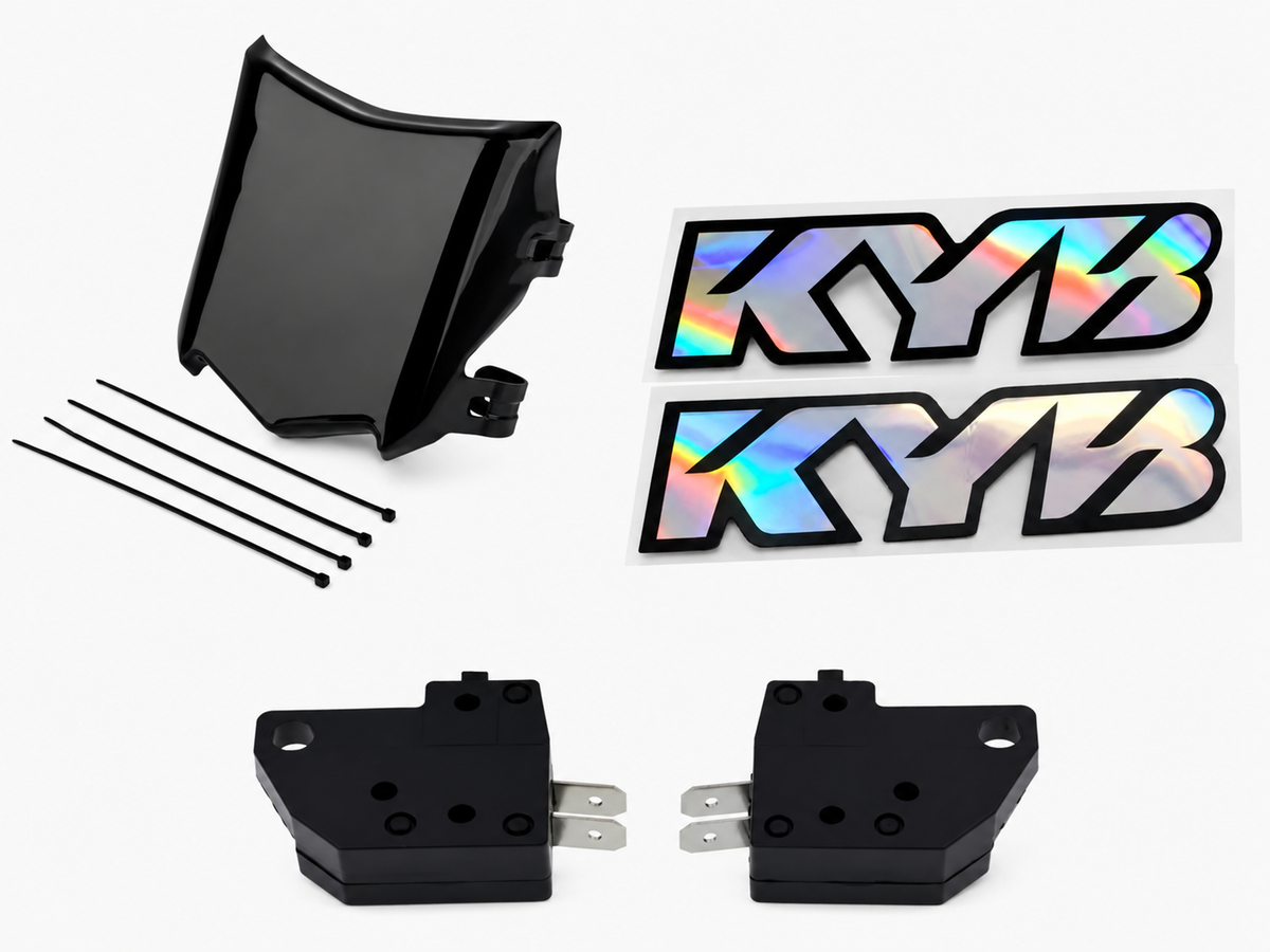 Motocutz Plate, KYB Stickers, UB Clicker Combo